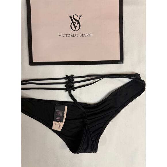 Victoria’s Secret Vintage G-String Thong – Black – Size XS – 2014 NWT - Picture 3 of 4